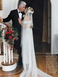 Barbra s Custom Donna Karan Wedding Gown Streisand Style Files