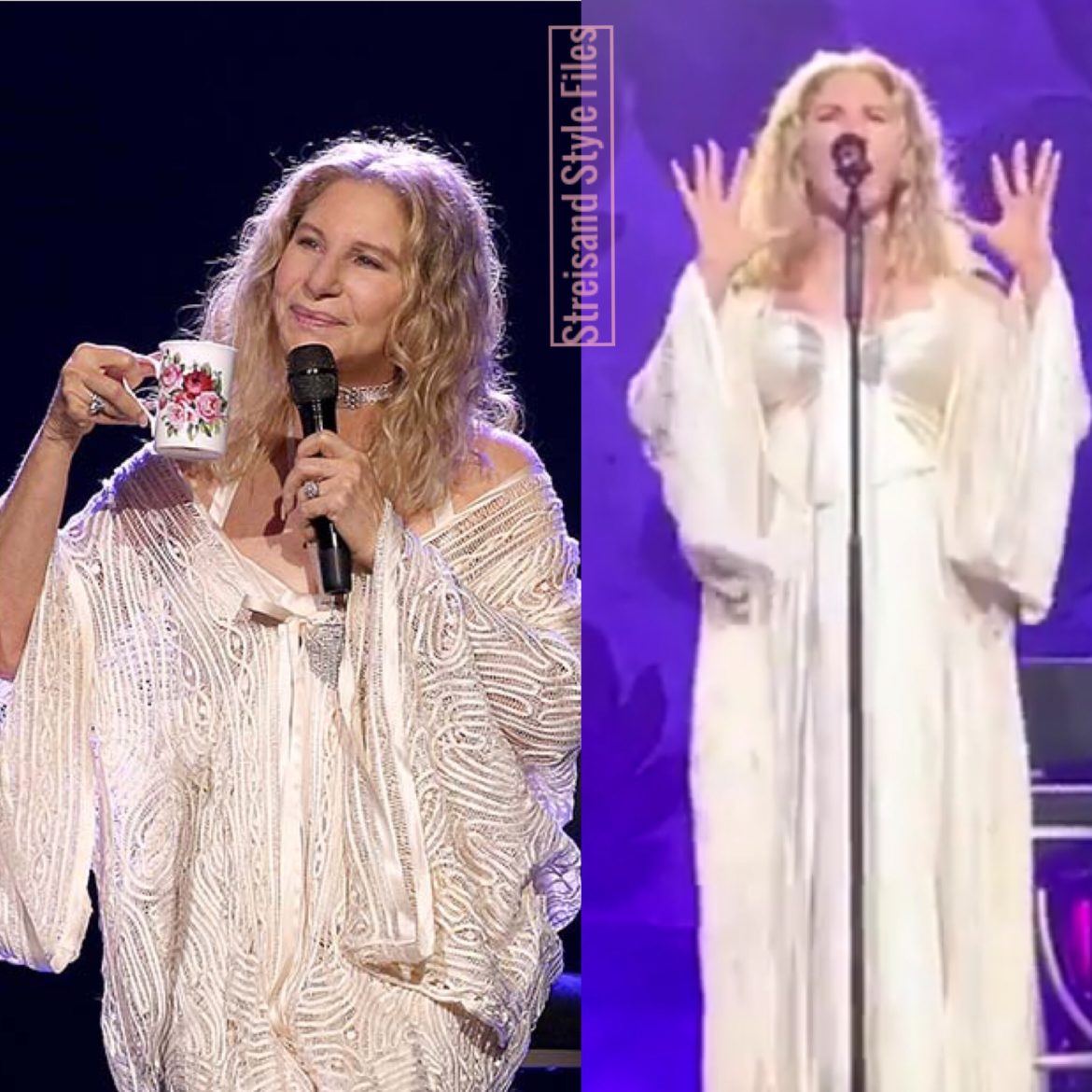 In Donna Karan during act two of 2019 NYC and Chicago concerts