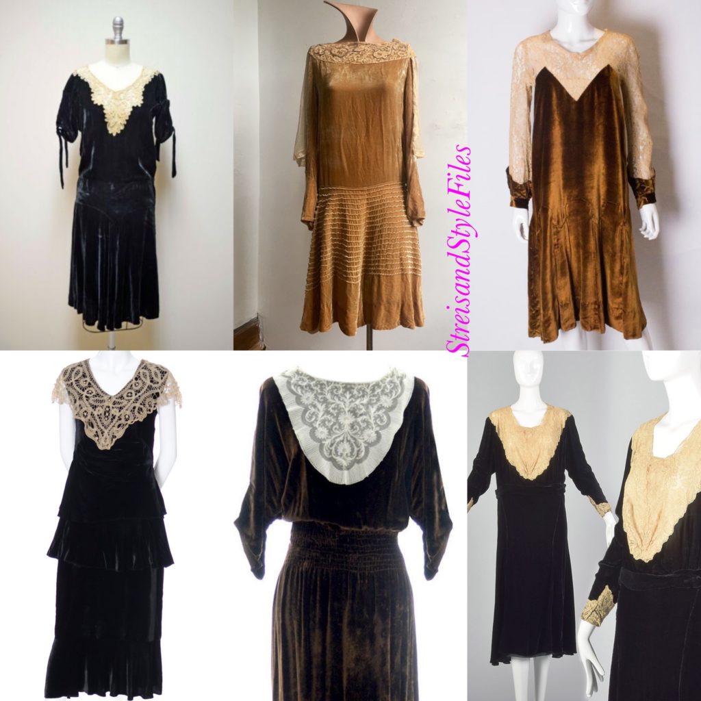 1920's 2025 velvet dress